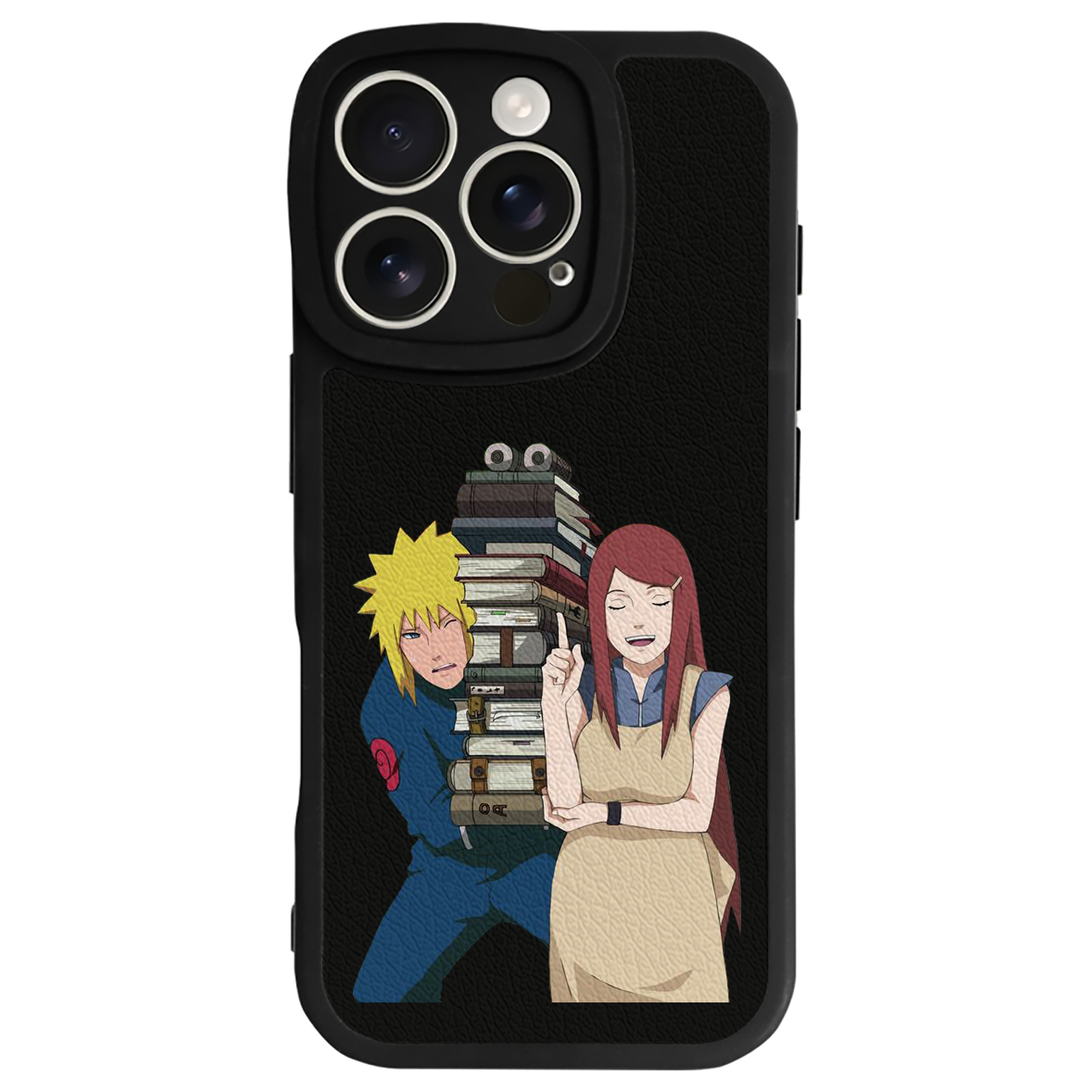 （画像用） NARUTO -ナルト- 波風 ミナト Namikaze Minato 【iPhone 16シリーズ対応】シリコンスマホケース（レザー調） 材質：シリコン